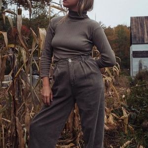 Rudy Jude Sal Trouser in Moss Corduroy